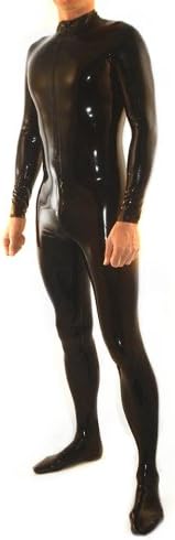 BlackSunnyDay Latex Neo No Pouch Catsuit Without Hood And Gloves (L, LC0087)