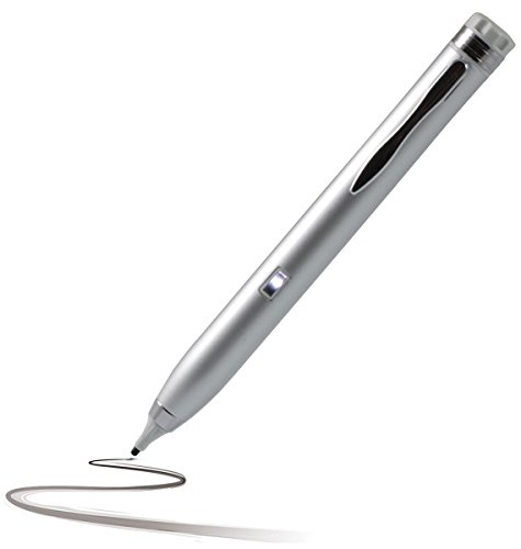 Navitech Silver Fine Point Digital Active Stylus Pen Compatible With Sony Xperia Z3+ / Sony Xperia Z3 / Sony Xperia Z2 / Sony Xperia Z1
