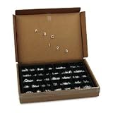 Quartet Changeable Letters/Figures/Accessories, 1/2in., Helvetica, Set Of 300 Letters/Figures
