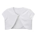 Girls Special Occasion Shrug - White