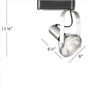 HID Luminaire Line Voltage Track Head Finish: Platinum White, Track Series: Juno by WAC Lighting