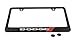 License Frame Inc. Dodge Logo License Plate Frame (2 Hole/Zinc, Black/Wide)