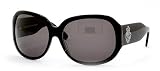 Juicy Couture G S Sunglasses, Shiny Black Frame/ Dark Grey Lenses/ Crystals-Rhinestones
