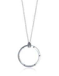 Alex Woo "Sienna" Sterling Silver Pendant, 18"