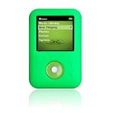 i-nique Zen V & Zen V plus (GREMLIN GREEN) Silicone skin case + Sports pack + FREE BLACK LEATHER CASE
