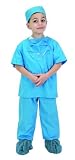Aeromax 6-8 yrs. Jr. Doctor Scrubs (Blue)