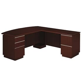 Milano Anigre Right L-Desk 72