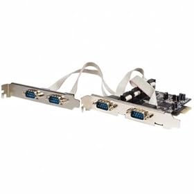 Startech 4 Port Native PCI Express RS232 Serial Adapter Card with 16550 UART
