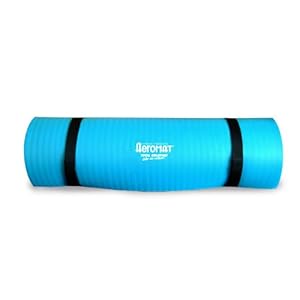 AeroMat 3/8 inch Pilates/Yoga Mat- Blue Fitness Exercise Mats