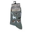 Hot Sox Dogs Crew Socks 9218