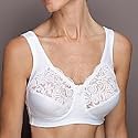 Glamorise Natural Wire Lace Support Bra