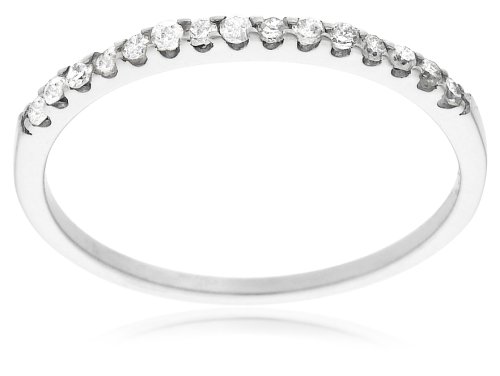10k Choice of White or Yellow Gold Diamond Band (1/6 cttw, I-J Color, I3 Clarity)