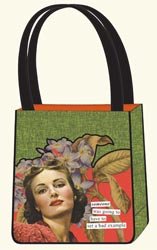 HealthPersonalCare: Anne Taintor Bad Example Tote Bag