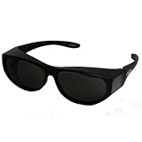 Global Vision Escort Fit Over Glasses Sunglasses with Smoked Lenses