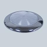 Bright Slim LED Stainless Steel Ceiling Light with Motion Sensor