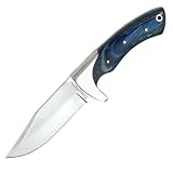 Timber Rattler Skinning Knife Blue Pakkawood