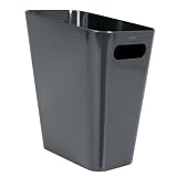 Oxo Good Grips Angle Can 2-1/2-Gallon/9-1/2-Liter, Medium Grey
