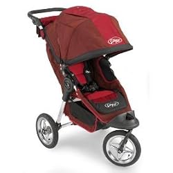 Baby Jogger City Elite Single Stroller - Red/Black