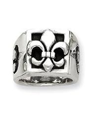 Sterling Silver Fleur de lis Ring