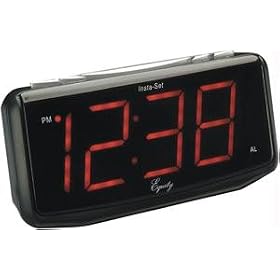 Click here to buy EQUITY 40018 Insta-Set Self-Setting Clock by Equity.