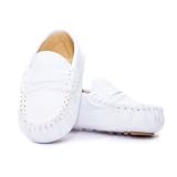 Trumpette Baby Mocs - White, 6-12 Months