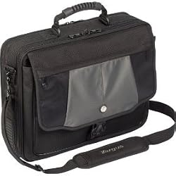 Targus Blacktop Deluxe 17 Laptop Case (Black with Grey Accents)