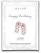 Happy Birthday Flip Flops Personalized Lemonade