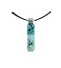 Pendant - XP-73- Genuine Handmade Dichroic Glass ~ .925 Sterling Silver