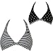 Roxy Rock Steady 70's Halter Reversible Bikini Top - Women's