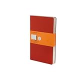 moleskine cahier journal set of 3 large ruled cranberry red soft cover 5 x 825