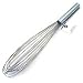 16" Metal Handled Light Piano Wire French Whip (13-0576)
