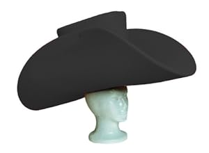 24" Overzized / Giant Foam Cowboy Hat - Charcoal Black at Amazon Men’s