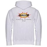 INVESTOR It's not just a jobIt's an adventure, with pay! Adult Zippered Hooded (Hoody Hoodie) Sweatshirt Fleece Jacket X-Large (XL) White