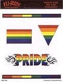 Gay Pride Rainbow 5 Pack of Stickers / Decals - 5 Separate Stickers! - Sticker / Decal
