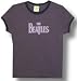 THE BEATLES - Distressed Ringer - Blue Women's / Girls T-shirt (Babydoll / Girlie)