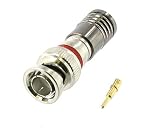 BNC Male Compression Coax Connectors RG59 Pack of 10
