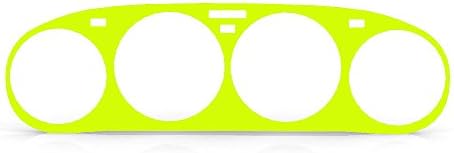 Key Lime Gloss Gauge Cluster Dash Bezel Trim fits: 1978-1988 Porsche 928 - Ferreus Industries - BZL-141-Key-Lime-035-01