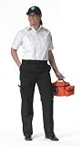 Womens Black E.M.T. Pants