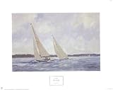 Segelbootrennen von Ray Ellis, 46x39