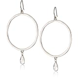 Lucky Brand Summer Hoops Silver-Tone Front Facing H