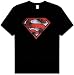 Search : Superman WAR TORN SHIELD Adult Superhero T-shirt