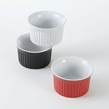 6 kleine Keramik Auflaufformen für Creme Brulee oder Ragout fin Ø 9 cm