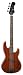 Luna Gypsy Electric Bass, Pre Natural Mahogany