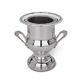 Waterford Fine Silver Antique Shell Wine Cooler W/ Liner