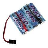 Mignon Empfaenger AkkuPack 4,8 Volt NiCd-Akku 800mAh