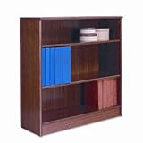 Review ALERA  / Premium Grade Veneer Bookcase, Three-Shelf, 36 High, Medium Oak