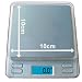 Digitalwaage TP-2000 Feinwaage die in 0,1 g Schritten präzise bis 2000g / 2kg wiegt, Taschenwaage, Feinwaage, Goldwaage mit extra-großer Wiegefläche