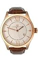 Tommy Hilfiger Men's Classic Gold-Tone Leather Strap Watch #1710209