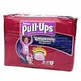 Pull-Ups Training Pants, Girls, 3T-4T, Mega, 37 ea