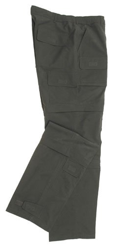 Microfaser Golfhose Trekking Hose Zip-Off oliv XS-XXL